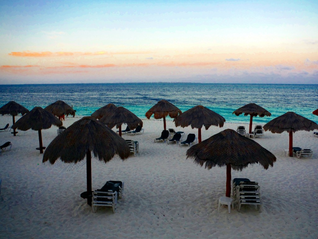 The beach at the resort