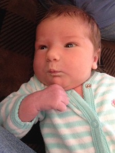 Isabella doing her possessed look 