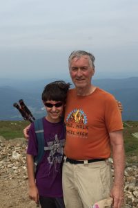 Grandpa and me on Mt. Eisenhower 